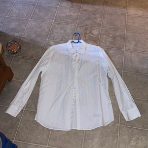 Calvin Klein men’s dress shirt white L